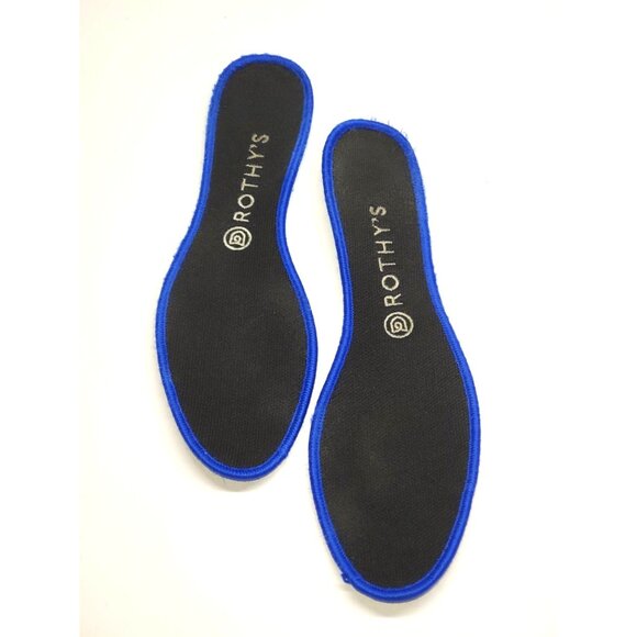 Rothy's  Womens Black and Electric Blue Signature Round Toe Flat Size 6.5 146 - Picture 11 of 16